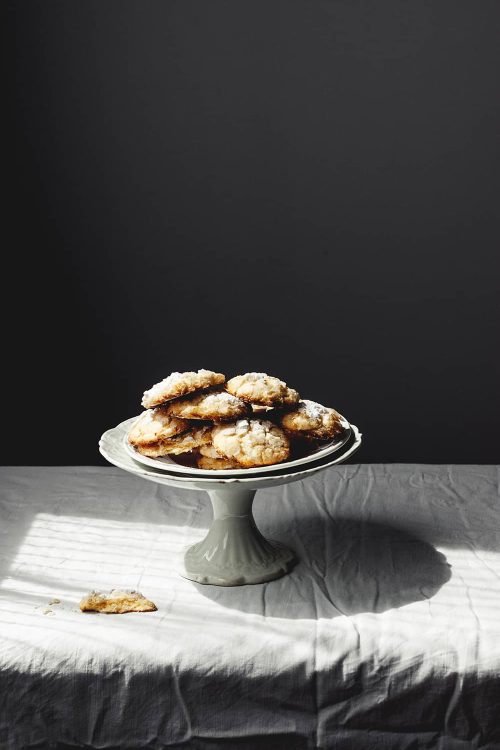 Galleta craquelada de limón