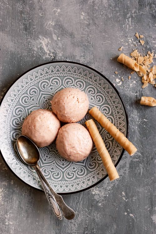 Helado de membrillo
