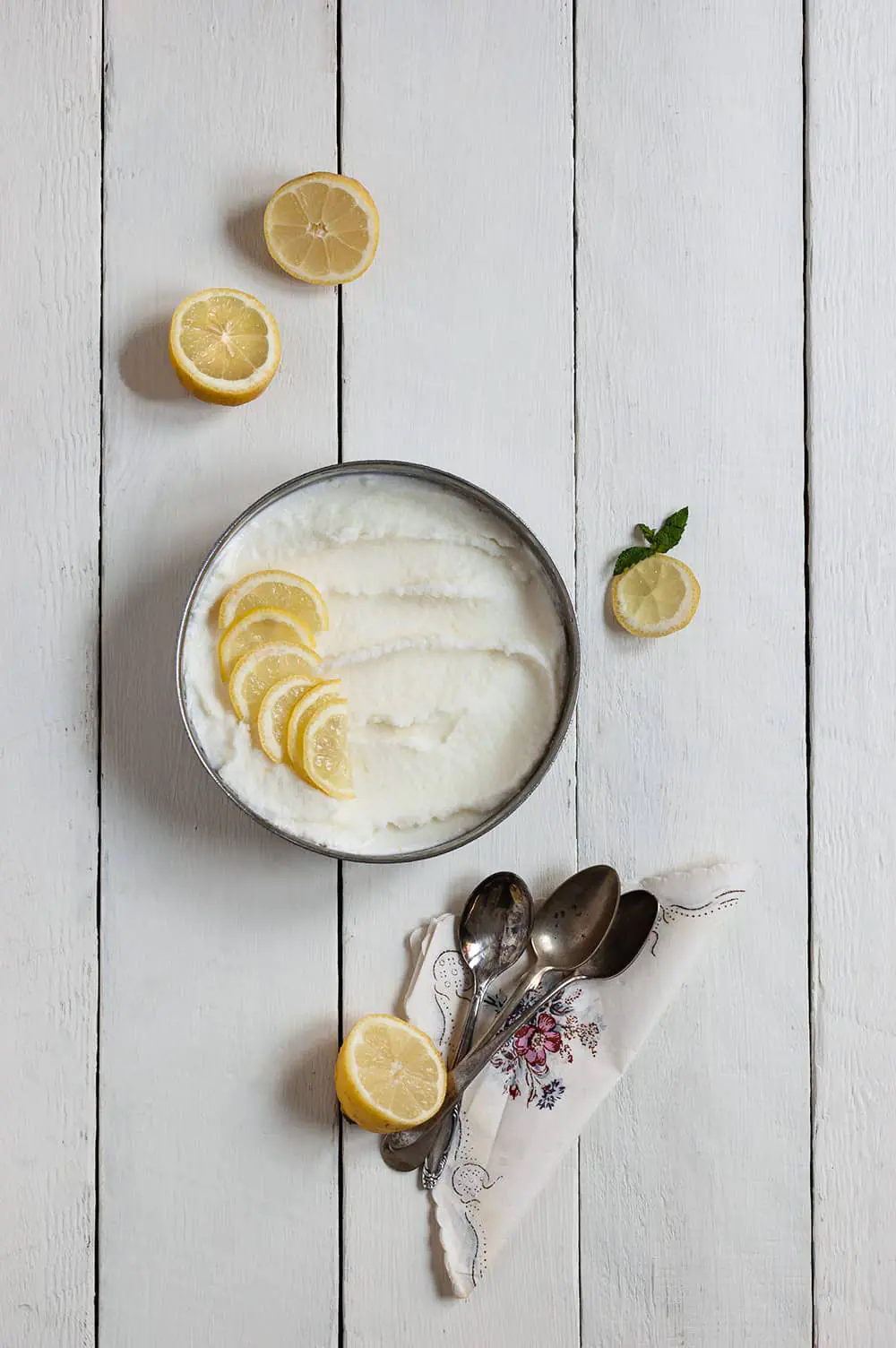 Helado de limón - Sin heladera