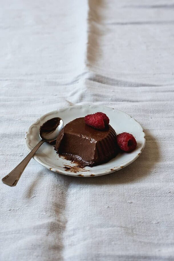 Panna Cotta de chocolate