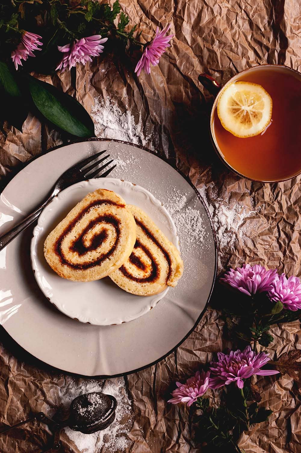 Brazo de gitano con mermelada