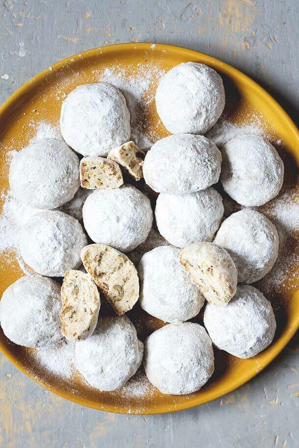 Galletas de té rusas