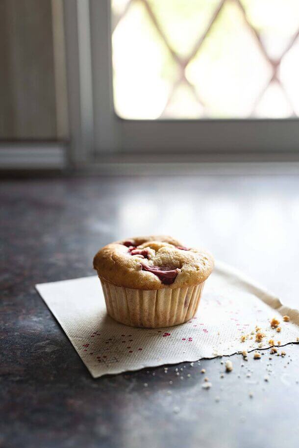 Magdalenas de fresas y yogur